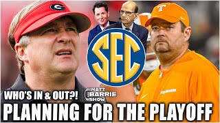 🚨 IN OR OUT 🚨 Finebaum REVEALS which SEC matchups decide CFP berths 🍿  The Matt Barrie Show [upl. by Nikolai646]