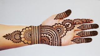 Navratri special Stylish Mehndi designs Simple Mehandi design Easy Mehndi designMehandi ka design [upl. by Ameekahs]