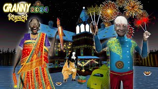 Granny 3 Diwali🎇🪔 Special Full gameplay  Budhiya ka patakha bhara train Chura ke bhag gaya😂🤣 [upl. by Gwendolin807]