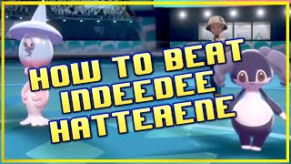 How to beat Indeedee Hatterene VGC 2021 Pokemon Sword and Shield Competitive Doubles Wifi Battle [upl. by Ivatts353]