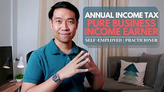 How to Compute Annual Income Tax for Pure Business Income Earners TRAIN Law [upl. by Nawuq472]