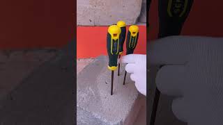 High hardness throughhole screwdriverviralvideo woodworking decoration tools shorts [upl. by Natelson763]