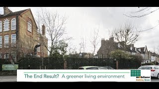 quotCleaner safer airquot at London school with Mobilane Green Screens [upl. by Lacagnia693]