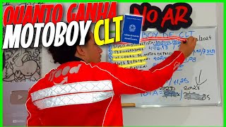 Quanto Ganha um Motoboy CLT Piso Salarial Benefícios e Cálculo Mensal [upl. by Nirok725]