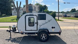 Bushwhacker 10hd teardrop camper walk around and review [upl. by Kesley98]