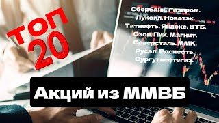 Характеристика на акции из индекса ММВБ ТОП 20 по удельному весу [upl. by Lampert]