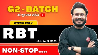 RBT  Maha Marathon  G2 Batch  Bteup Exam 202324  Polytechnic  Civil Engineering [upl. by Nniroc]