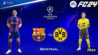 EA SPORTS FC 24 Final de la Champions Borussia dormont vs Barcelona [upl. by Delainey245]