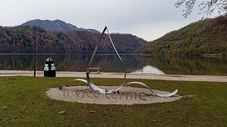 Lago di Levico Terme  Trento  Aspettando i Mercatini di Natale [upl. by Yedorb]