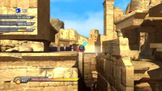 Sonic Unleashed PS3 Shamar Arid Sands Day Act 1 S Rank [upl. by Annauqahs859]