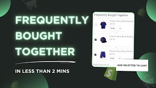 How to Set Up FREQUENTLY BOUGHT TOGETHER Upsell Products in Shopify A StepbyStep Guide [upl. by Dihgirb]