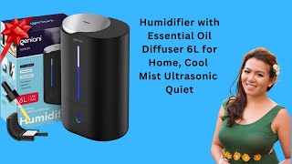 Transform Your Space Top Fill Humidifier amp Essential Oil Diffuser for Home amp Large Rooms Review [upl. by Maighdiln]