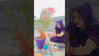 Tulsi Maiya suno Meri prathnatofaytulsi puja jai maa Tulsi 🙏 vivah reels viralvideo 🪔🪔🙏🙏 [upl. by Orhtej519]