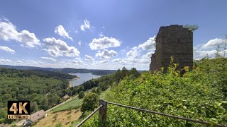 Drive thru the Vosges to Lake PierrePercée in NE France [upl. by Annhej]