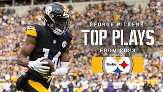 George Pickens Top Plays of 2023  Pittsburgh Steelers [upl. by Nwahsram935]