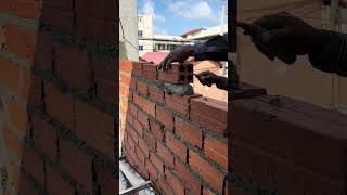 Laying Bricks  Daily Construction Job short shortviral [upl. by Naltiac]