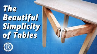 Simple Table with HandCut Joinery Part 1 [upl. by Sheehan50]