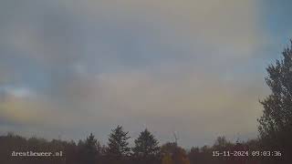 Timelapse weerstation Gasselternijveenschemond 15112024 [upl. by Edobalo]