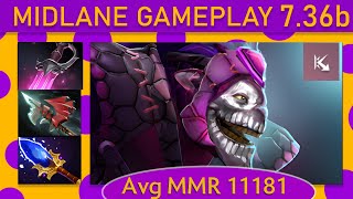 ⭐ Dazzle 16318  72 Mid Gameplay  Dota 2 Top MMR [upl. by Tiffany482]