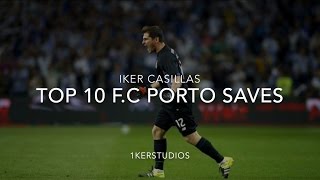 Iker Casillas  Top 10 Saves With FC Porto  201517 [upl. by Asoramla721]