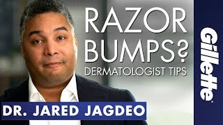 Have Razor Bumps amp Ingrown Hairs  Gillette SkinGuard Dermatologist Tips [upl. by Yllier]