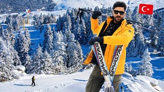 ULUDAG MOUNTAIN BURSA TURKEY \\ Best SKI RESORT in Turkey \\ Uludağ Teleferik in Winter 🇹🇷 [upl. by Artemed]