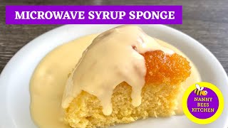 Microwave Golden Syrup Sponge Pudding  Treacle Sponge Pudding [upl. by Olethea]