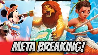 CREATING NEW META DECKS  DISNEY LORCANA AZURITE SEA [upl. by Llednek]