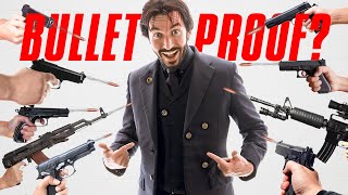 Making a BULLETPROOF John Wick Suit in Real Life [upl. by Nalad88]