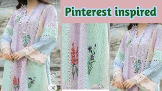 Recreated Pinterest Inspired ChickenKari kurti by Needle Crafted Dreams [upl. by Neyu]