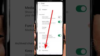 How to delete whatsapp chat permanently  Whatsapp Chat History shorts [upl. by Nidia]