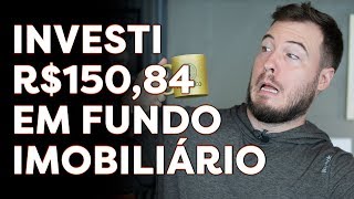 INVESTI R 15084 EM FUNDO IMOBILIARIO FII NA BOLSA DE VALORES  Aprenda na PRÁTICA como COMPRAR [upl. by Alyag201]