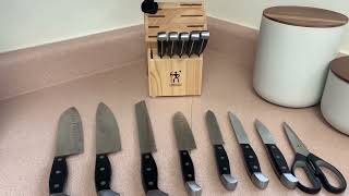 HENCKELS 15Piece Knife Set Review  Sharpness that Lasts [upl. by Nnylimaj]