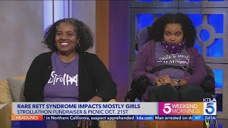 International Rett Syndrome Foundation hosts local fundraiser and Strollathon [upl. by Adhern]