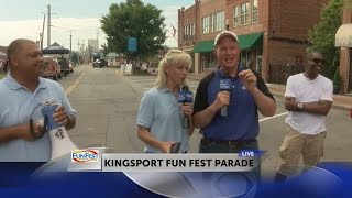 Kingsport’s Fun Fest kicks off with an evening parade [upl. by Eelirrem393]