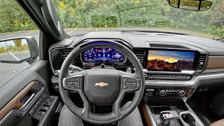 2024 Chevrolet Silverado 1500 62L V8 High Country wSuper Cruise  POV Review [upl. by Noswad]