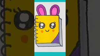 Let’s draw a cute rabbit diary shorts youtubeshorts [upl. by Ashjian]