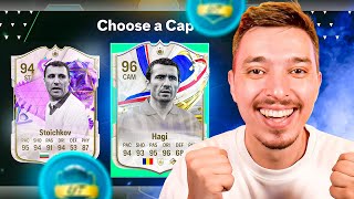 REGELE HAGI 96 GREATS OF THE GAME ESTE INEGALABIL IN ECHIPA CU STOICHKOV LA DRAFT  EA FC 24 [upl. by Nyrem733]