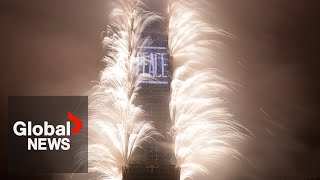 New Years 2023 countdown celebrations around the world  Part 2 [upl. by Yarised]