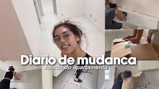 Diário de mudança  saindo do apartamento 🚚🧳 [upl. by Einnaffit]