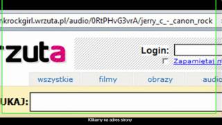 TurtorialPobieranie AudioWideo z Wrzutapl bez zbędnych stron [upl. by Oetomit]