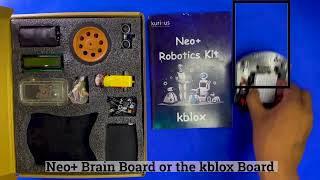 Stem robot building kit Kurious neo  kit unboxing [upl. by Solahcin]