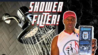 How to install a Shower Filter  Shower Filters remove chlorine heavy metals and fluoride from bath [upl. by Cesya]