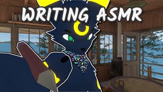 Furry ASMR  writing on you [upl. by Treharne756]