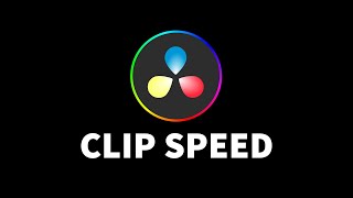 How To Adjust Clip Speed  DaVinci Resolve 18 Tutorial [upl. by Ailahk]