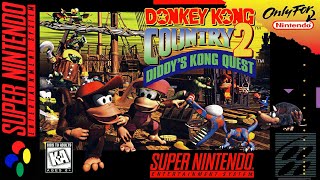 Donkey Kong Country 2 Diddy Kongs Quest  SNES  Full Game  Longplay Gameplay  No Commentary [upl. by Neilla]