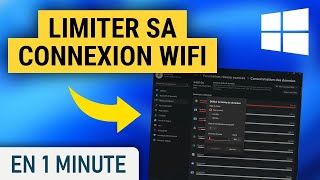 Activer la connexion limitée sur votre WIFI depuis Windows [upl. by Sergu]