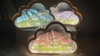 diy tulip cloud light tutorial [upl. by Afaw]