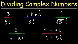 Dividing Complex Numbers [upl. by Eemia589]