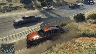 GTA 5  BEST CAR  POLICE CHASE BUFFALO [upl. by Htiekal]